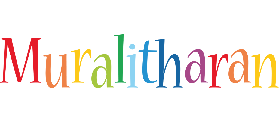 Muralitharan birthday logo