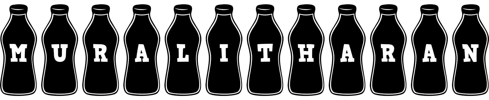 Muralitharan bottle logo