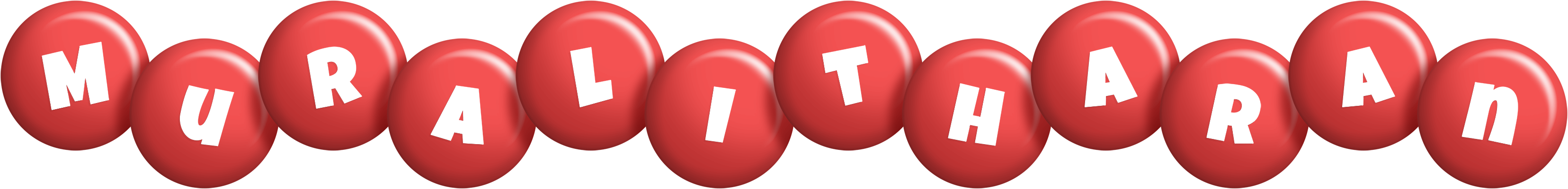 Muralitharan candy-red logo