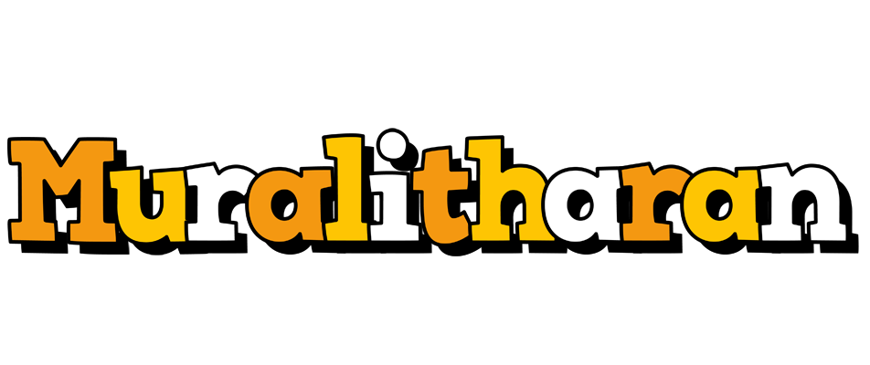 Muralitharan cartoon logo