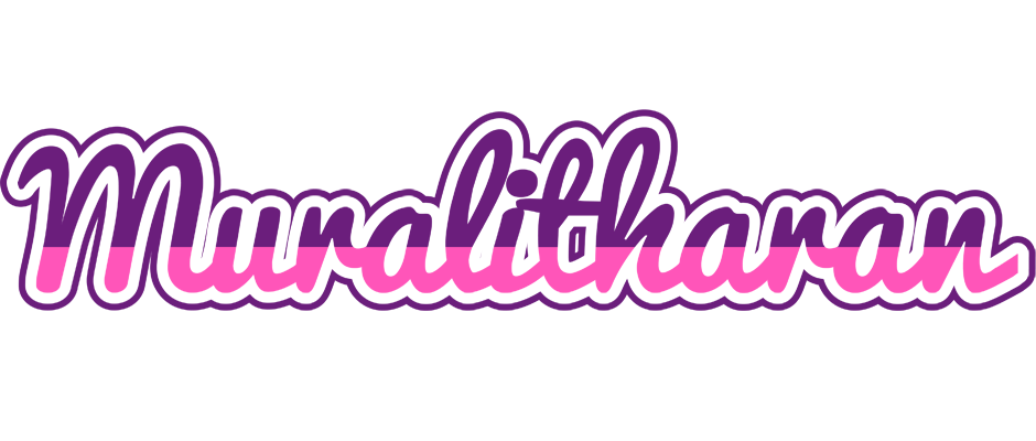 Muralitharan cheerful logo