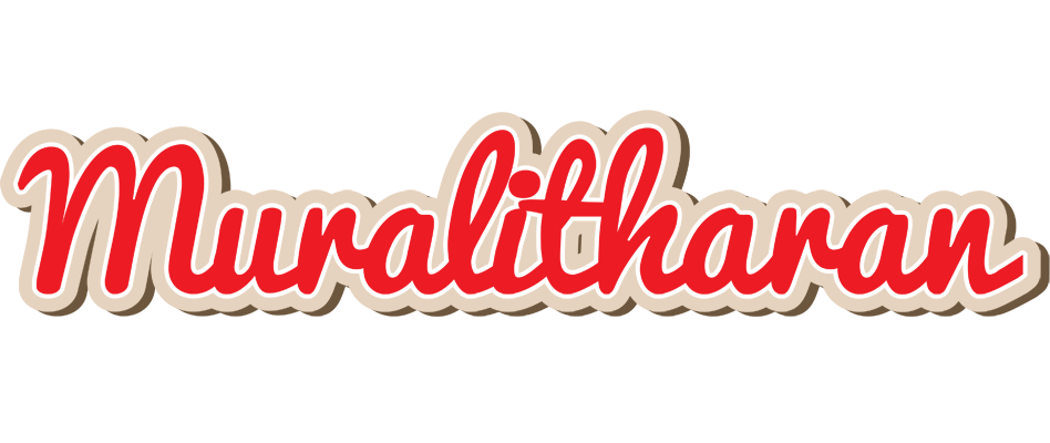 Muralitharan chocolate logo