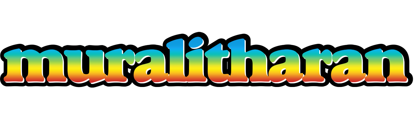 Muralitharan color logo