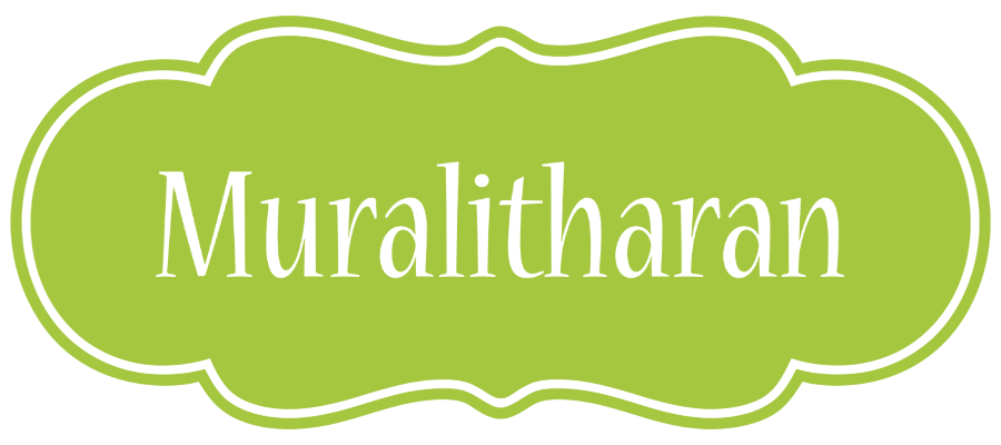Muralitharan family logo