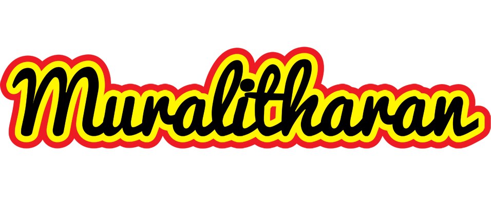 Muralitharan flaming logo