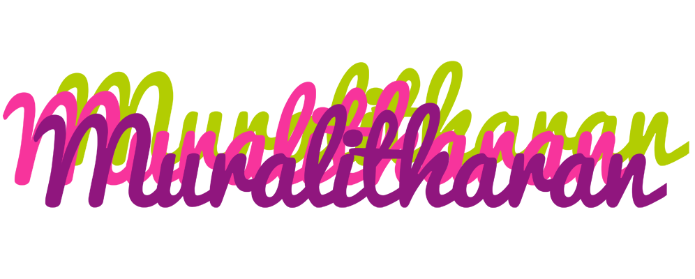 Muralitharan flowers logo
