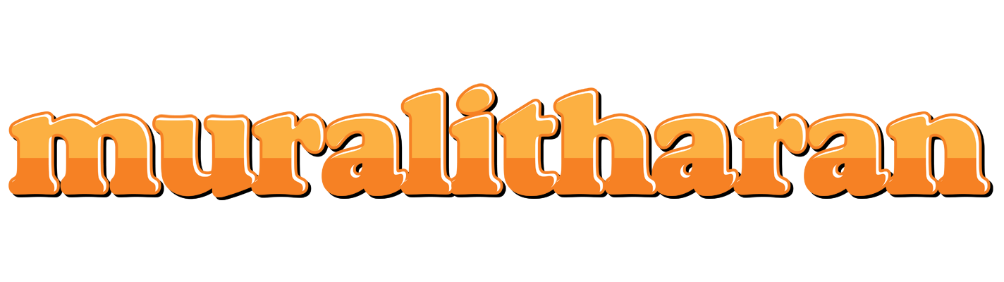 Muralitharan orange logo