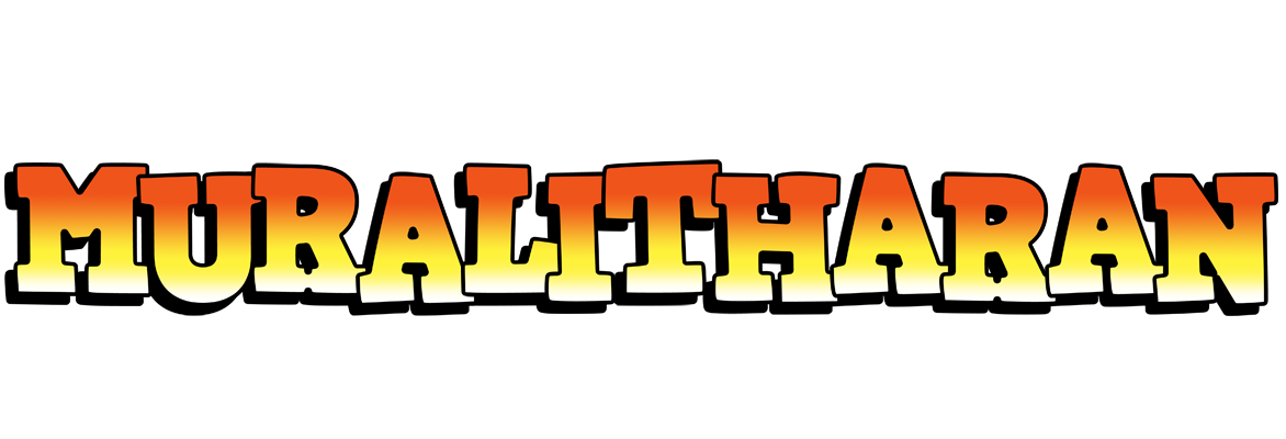 Muralitharan sunset logo