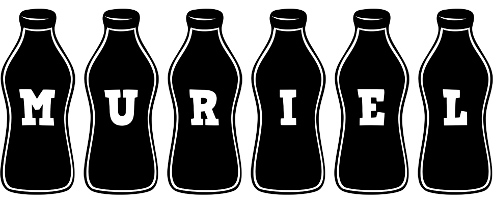 Muriel bottle logo