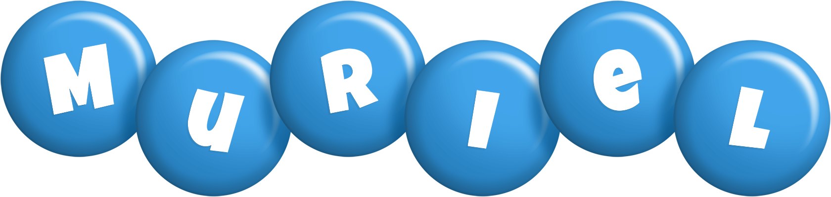 Muriel candy-blue logo