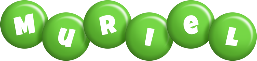 Muriel candy-green logo