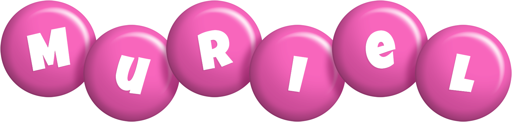 Muriel candy-pink logo