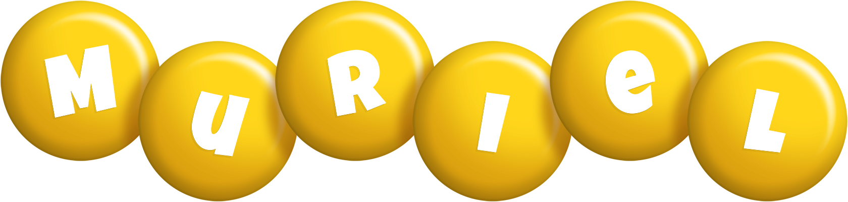 Muriel candy-yellow logo