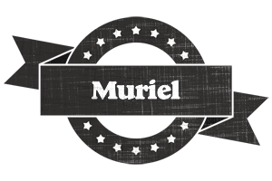 Muriel grunge logo