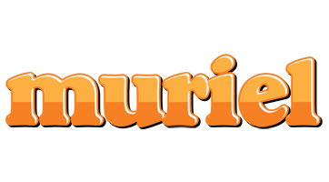 Muriel orange logo