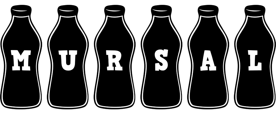Mursal bottle logo