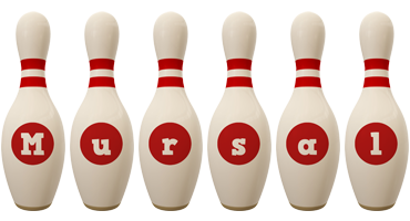 Mursal bowling-pin logo