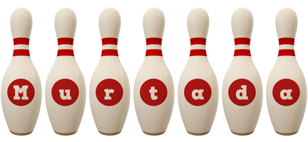 Murtada bowling-pin logo