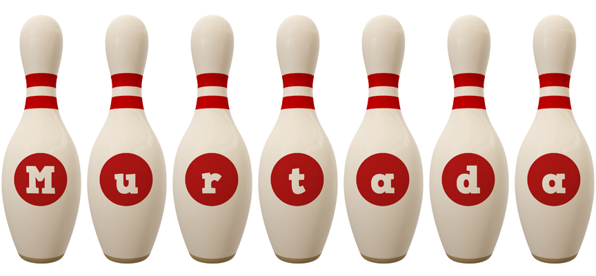 Murtada bowling-pin logo