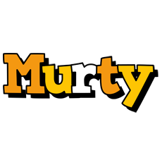 Murty cartoon logo