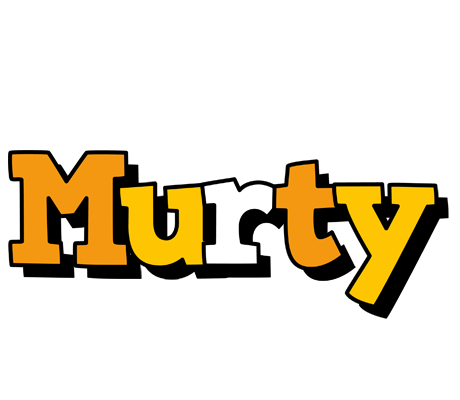 Murty cartoon logo