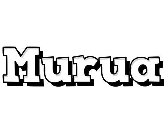 Murua snowing logo