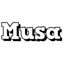 Musa snowing logo