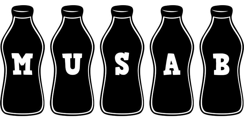 Musab bottle logo