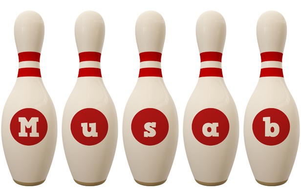 Musab bowling-pin logo