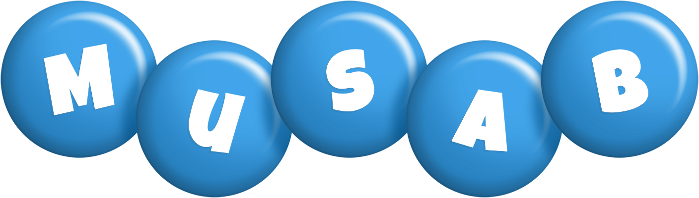 Musab candy-blue logo