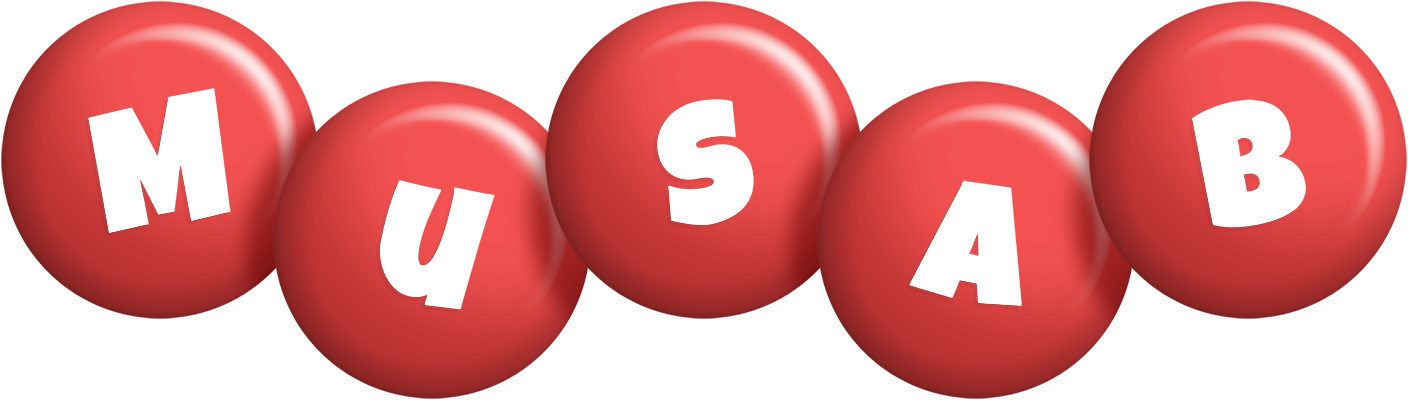 Musab candy-red logo
