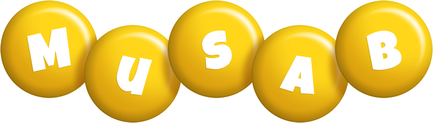 Musab candy-yellow logo