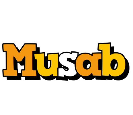 Musab cartoon logo