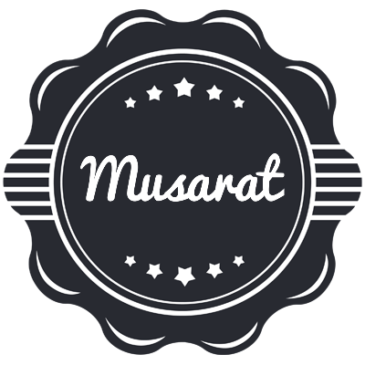 Musarat badge logo