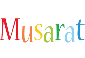 Musarat birthday logo