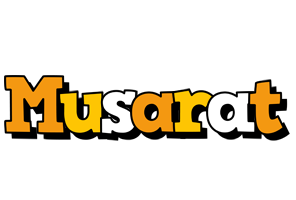 Musarat cartoon logo