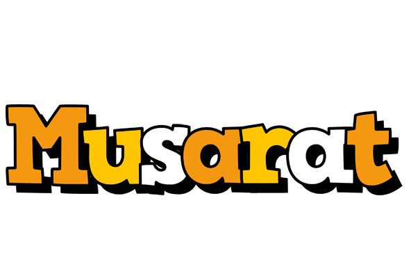 Musarat cartoon logo