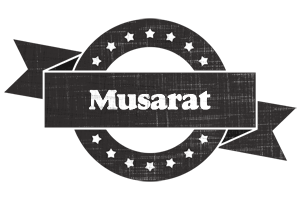 Musarat grunge logo