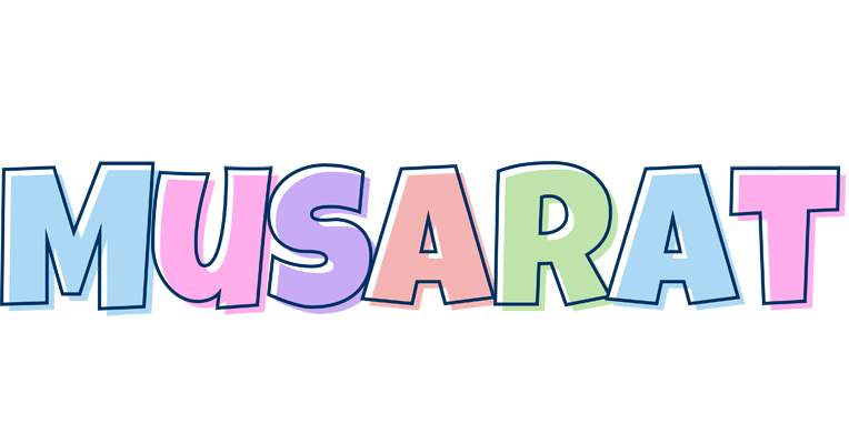 Musarat pastel logo