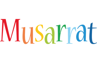 Musarrat birthday logo