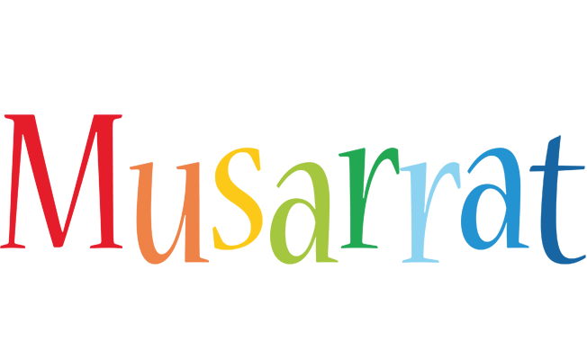 Musarrat birthday logo