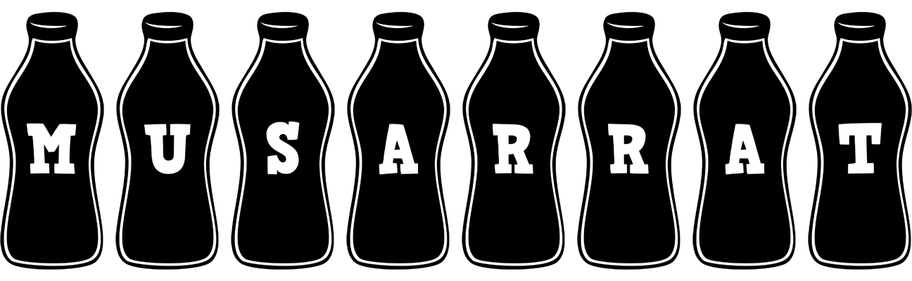 Musarrat bottle logo
