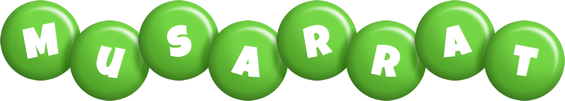 Musarrat candy-green logo