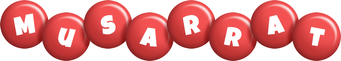 Musarrat candy-red logo