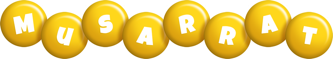 Musarrat candy-yellow logo