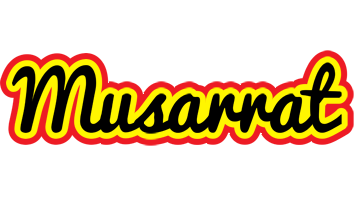 Musarrat flaming logo