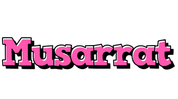 Musarrat girlish logo