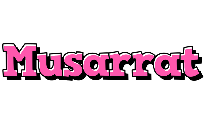 Musarrat girlish logo