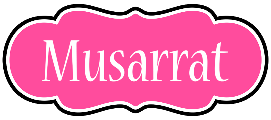 Musarrat invitation logo