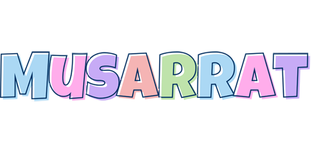 Musarrat pastel logo